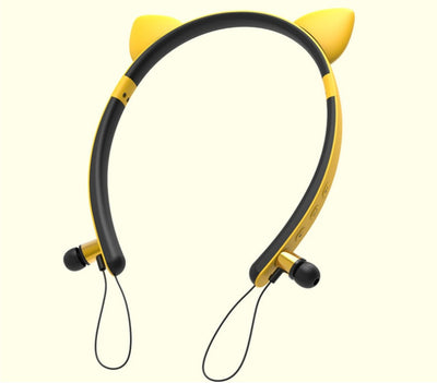 Cat ear bluetooth headset