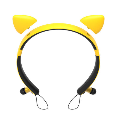 Cat ear bluetooth headset