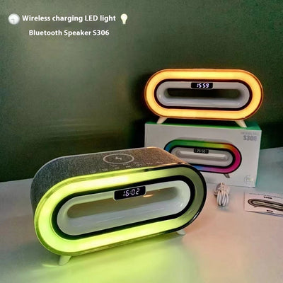 Wireless Charger White Noise Desktop Bluetooth Speaker
