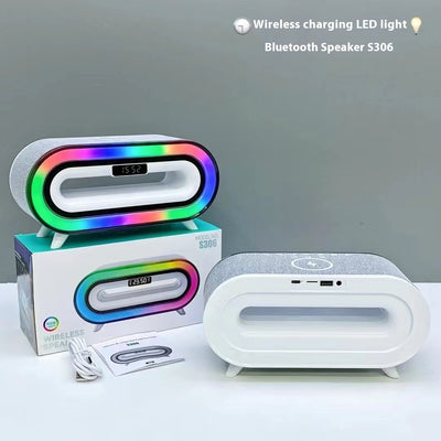 Wireless Charger White Noise Desktop Bluetooth Speaker