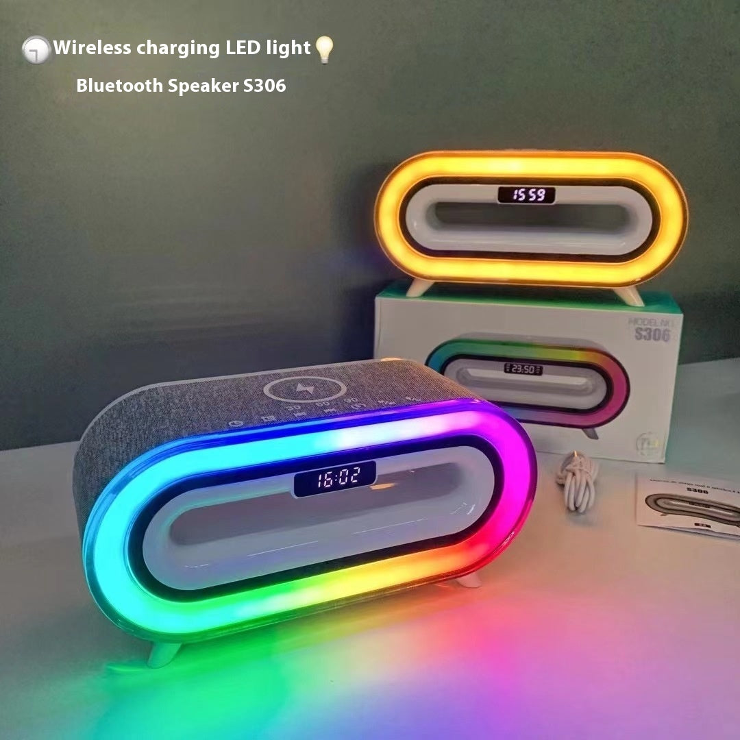 Wireless Charger White Noise Desktop Bluetooth Speaker